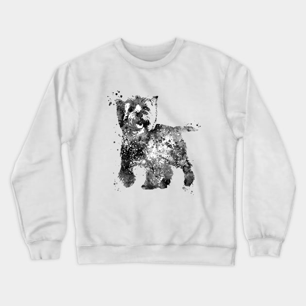 Cairn Terrier Crewneck Sweatshirt by RosaliArt